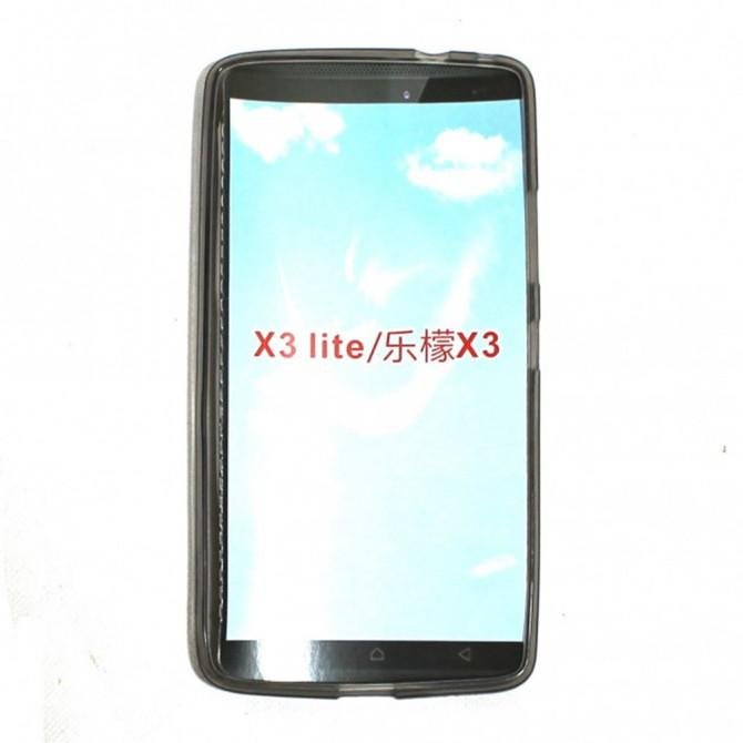 Чехол Silicone Case для Lenovo Vibe X3 Чёрный-1