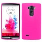 Чехол Silicone Case для LG G Flex 2/H955/H950 Pink