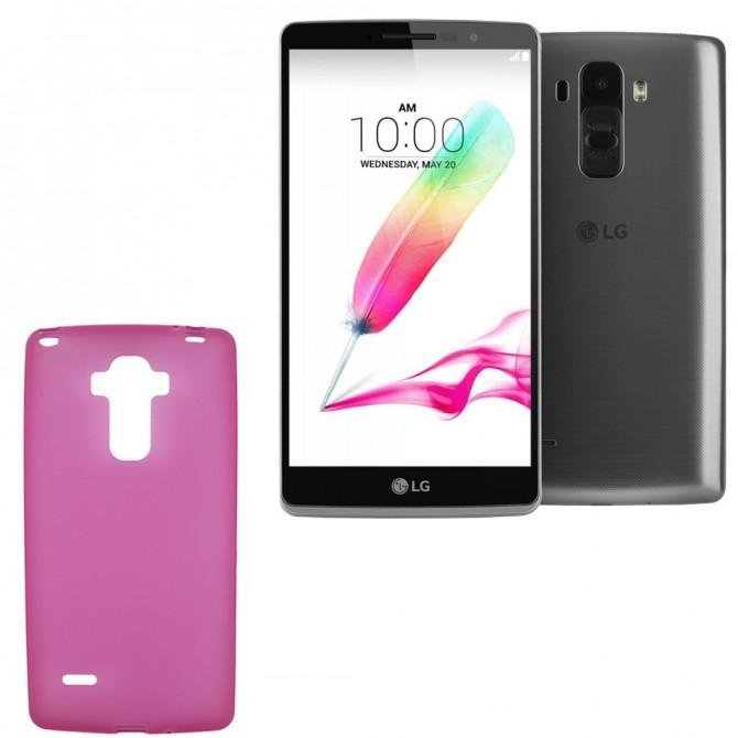 Чехол Silicone Case для LG G4 Stylus/H630 Pink-2