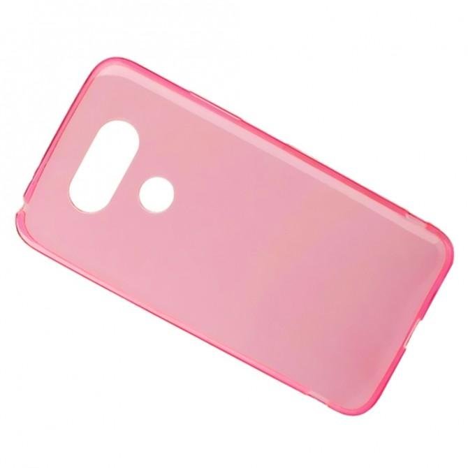 Чехол Silicone Case для LG G5 Pink-2