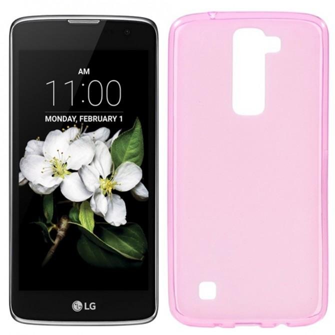 Чехол Silicone Case для LG K7/X210 Pink