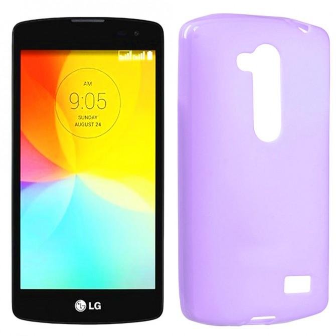 Чохол Silicone Case для LG L FINO/D295 Фіолетовий