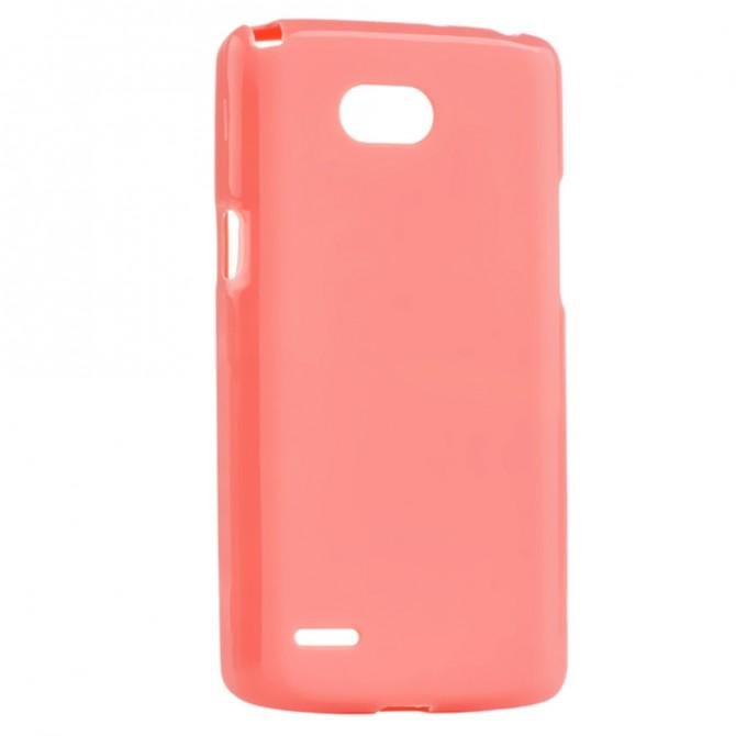 Чехол Silicone Case для LG L80/D380 Pink-1