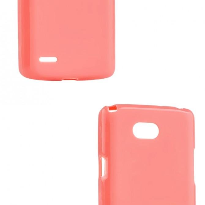 Чехол Silicone Case для LG L80/D380 Pink-3