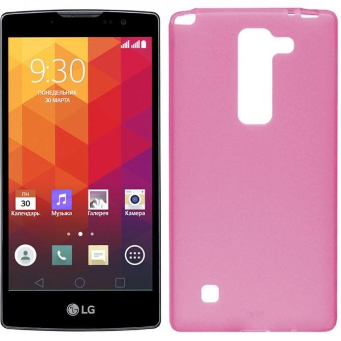 Чохол Silicone Case для LG Spirit Рожевий