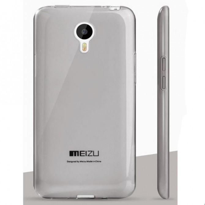 Чехол Silicone Case для Meizu M2 Note Чёрный-2