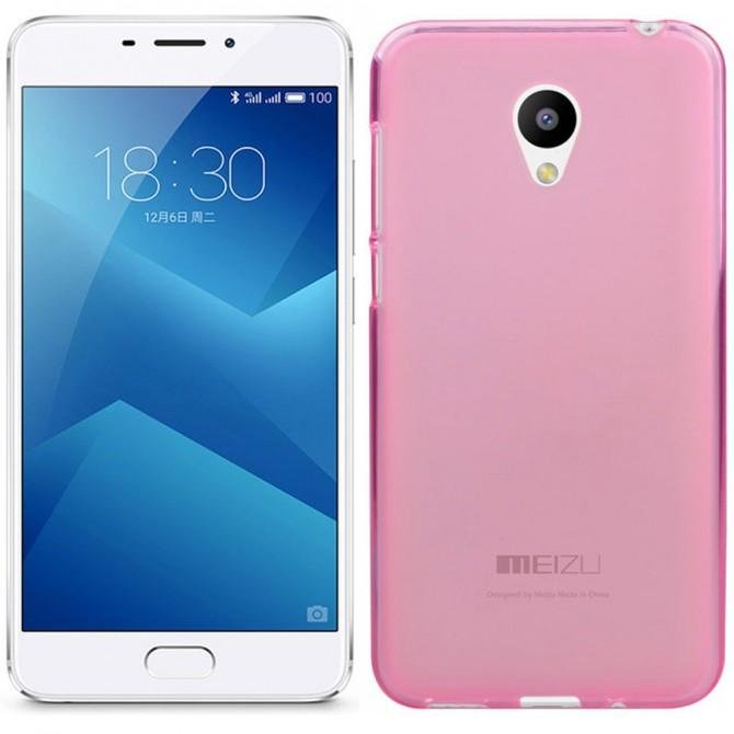 Чохол Silicone Case для Meizu M5 Note Рожевий