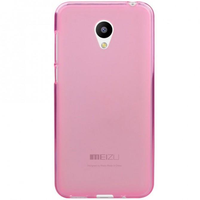 Чохол Silicone Case для Meizu M5 Note Рожевий-2
