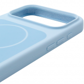 Накладка Liquid Magnetic для iPhone 17 Pro Max Light Blue
