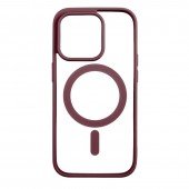 Чехол Color+MagSafe для iPhone 14 Pro (07, Бордовый) Чехол Color+MagSafe для iPhone 14 Pro (07, Бордовый)