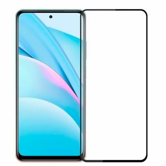 Захисне скло для XIAOMI Mi 10T Lite Full Glue (0.25 мм, 2.5D, чорне) ЛЮКС