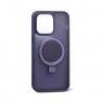 Чохол Matte Ring with MagSafe for iPhone 15 Pro Max Темно Синій