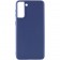 Чехол накладка Original Soft Case Samsung G990 Galaxy S21 FE Синий FULL