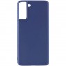 Чохол накладка Original Soft Case Samsung G990 Galaxy S21 FE Синій FULL