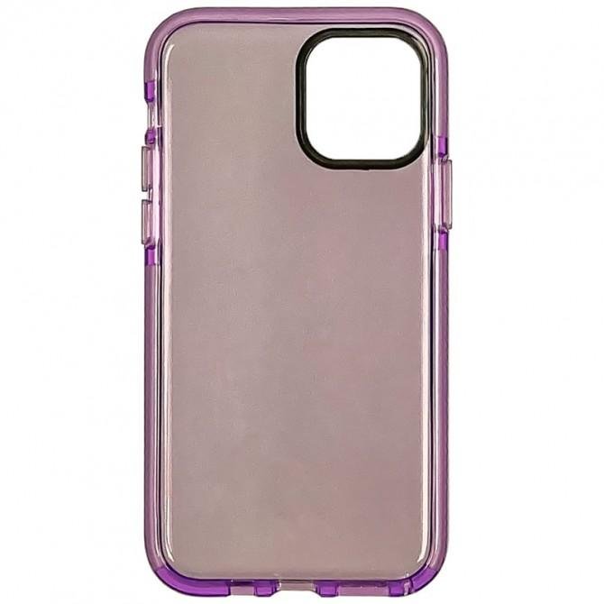 Чохол силіконовий Clear Neon для Apple iPhone 13 Pro Max Фіолетовий-1