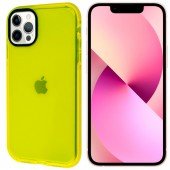 Чехол силиконовый Clear Neon для Apple iPhone 13 Pro Max Светло Желтый Чехол силиконовый Clear Neon для Apple iPhone 13 Pro Max Светло Желтый