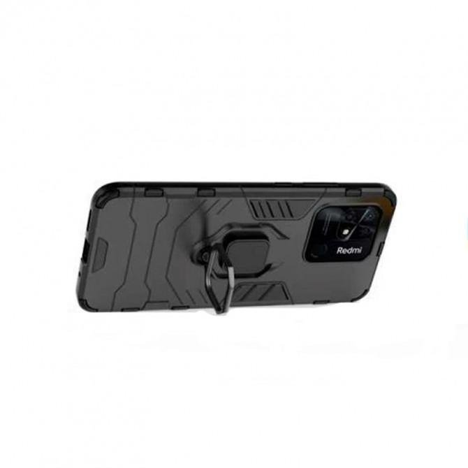 Чехол HONOR Hard Defence Series Xiaomi Redmi 10C Black (with magnet)-1