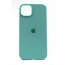 Оригінальний силіконовий чохол для iPhone 14 Plus Ice Sea Blue FULL