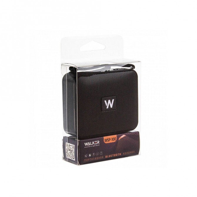 Портативна колонка WALKER WSP-100 black-1