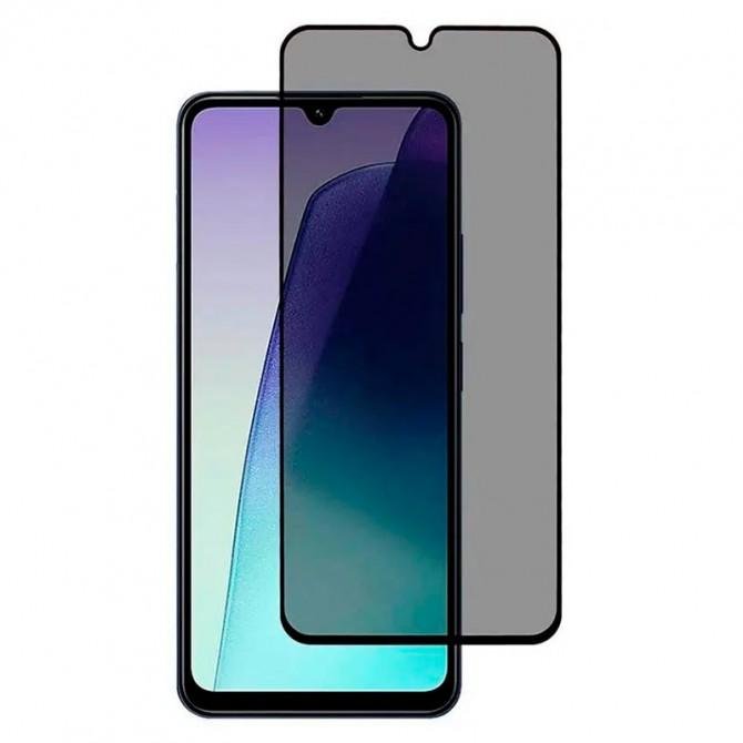 Захисне скло для Xiaomi Redmi 13C/ Poco C65 Full Glue (0.3 мм, 2.5D, чорне) PRIVACY