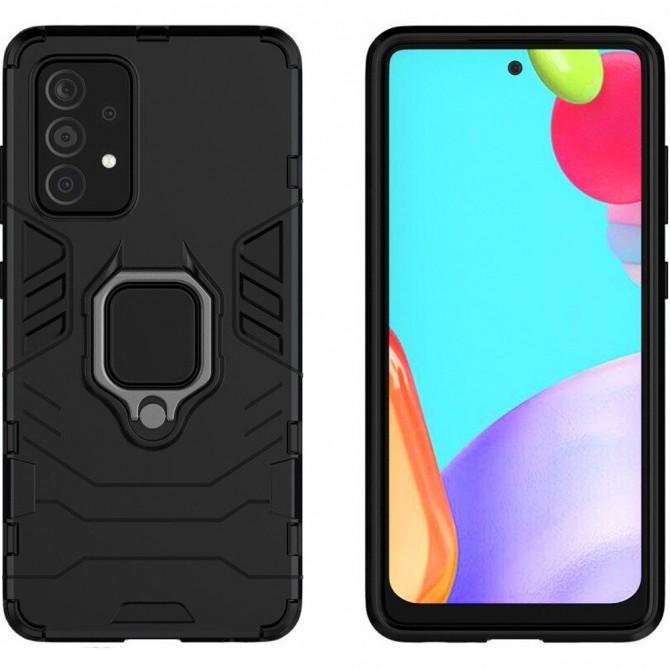 Чехол HONOR Hard Defence Series для Samsung A525 Galaxy A52 Black (with magnet)