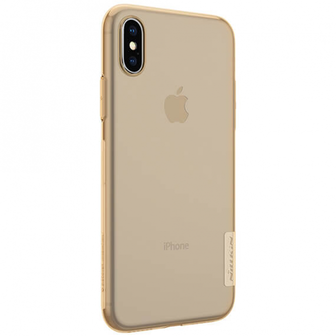Чехол NILLKIN Nature TPU для iPhone X/Xs Gold-3