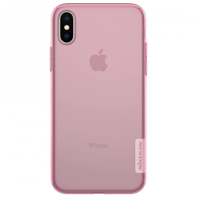 Чехол NILLKIN Nature TPU для iPhone X/Xs Pink-5