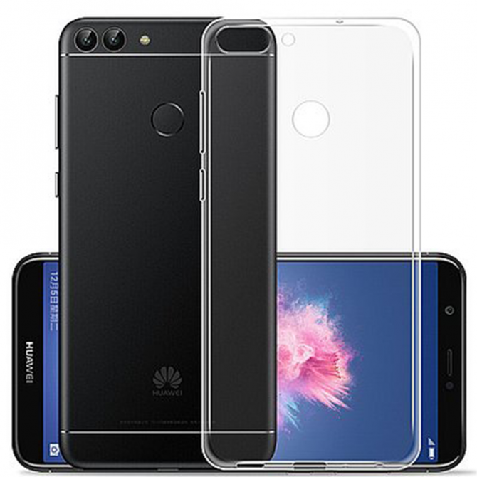 Чехол Silicone Case для Huawei P Smart White-1
