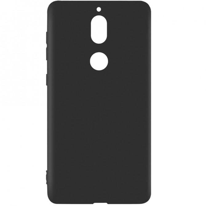 Чехол Silicone Case для Nokia 7 Чёрный-1