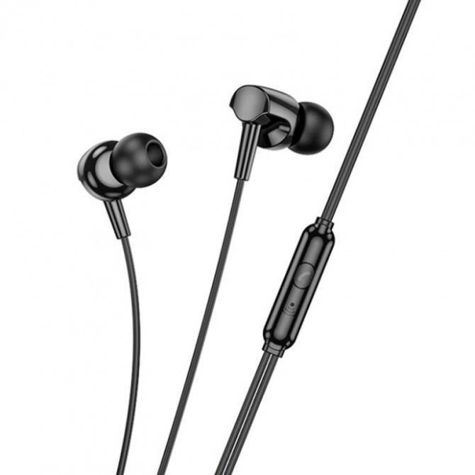 Наушники проводные Hoco M112 Story universal Black + mic