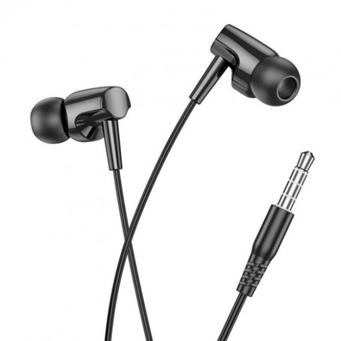 Наушники проводные Hoco M112 Story universal Black + mic-1