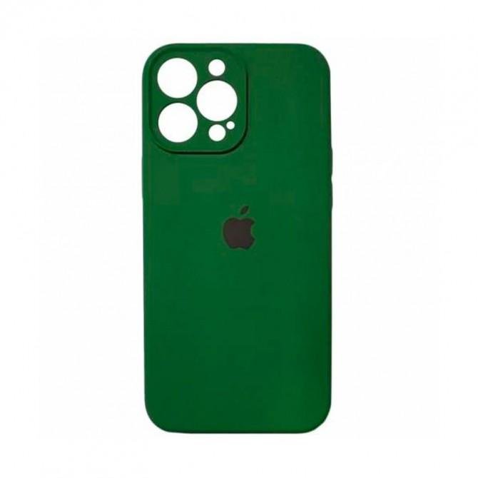 Силиконовый чехол для iPhone 14 Pro Max Dark Green FULL
