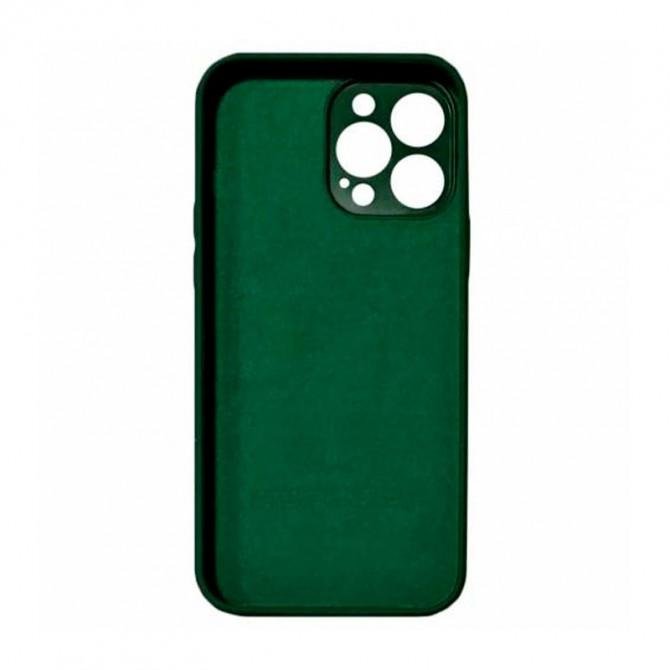 Силиконовый чехол для iPhone 14 Pro Max Dark Green FULL-1