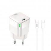 МЗП XO CE06 PD 30W GaN Tech + Type-C White