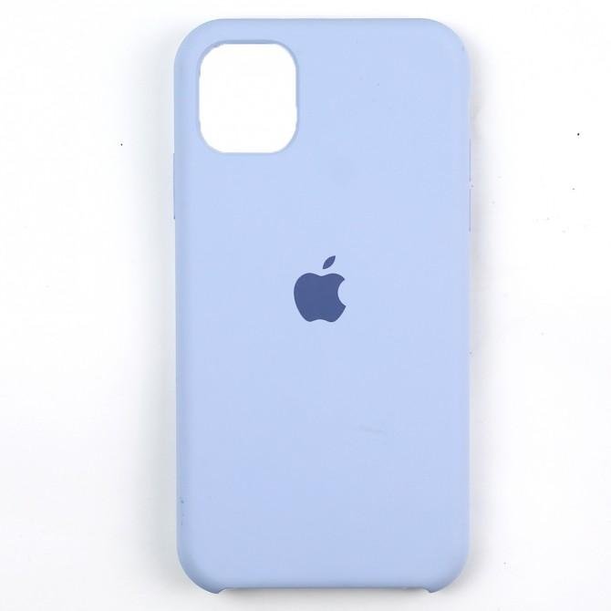 Чехол силиконовый для iPhone 11 Голубой-1