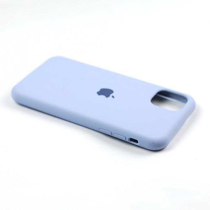 Чехол силиконовый для iPhone 11 Голубой-2