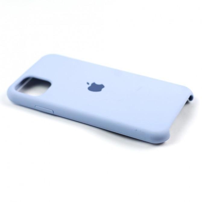 Чехол силиконовый для iPhone 11 Голубой-3