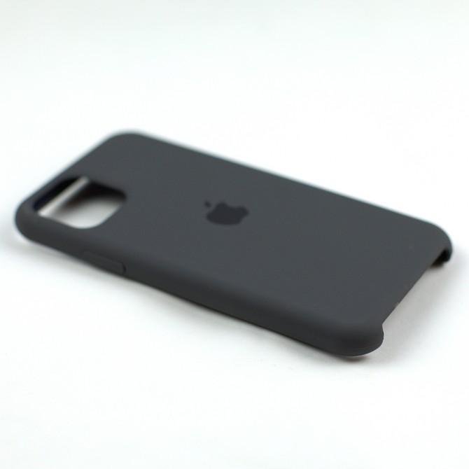 Чехол силиконовый для iPhone 11 Тёмно Серый-3