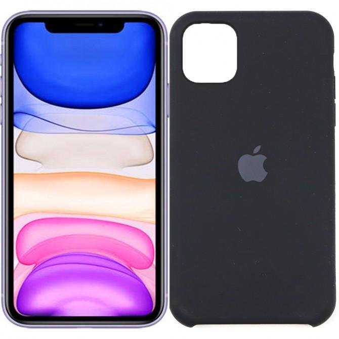 Чехол силиконовый для iPhone 11 Черный