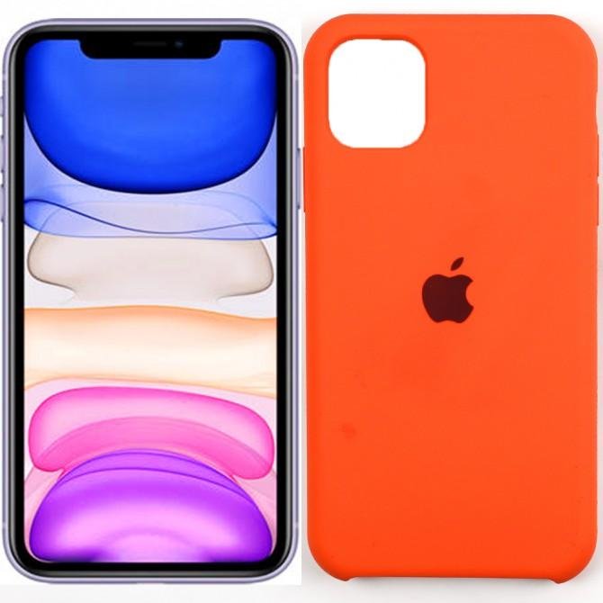 Чехол силиконовый для iPhone 11 Абрикосовый