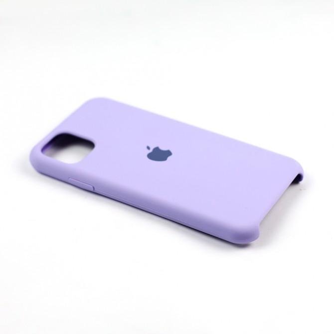 Чехол силиконовый для iPhone 11 Лавандовый-3