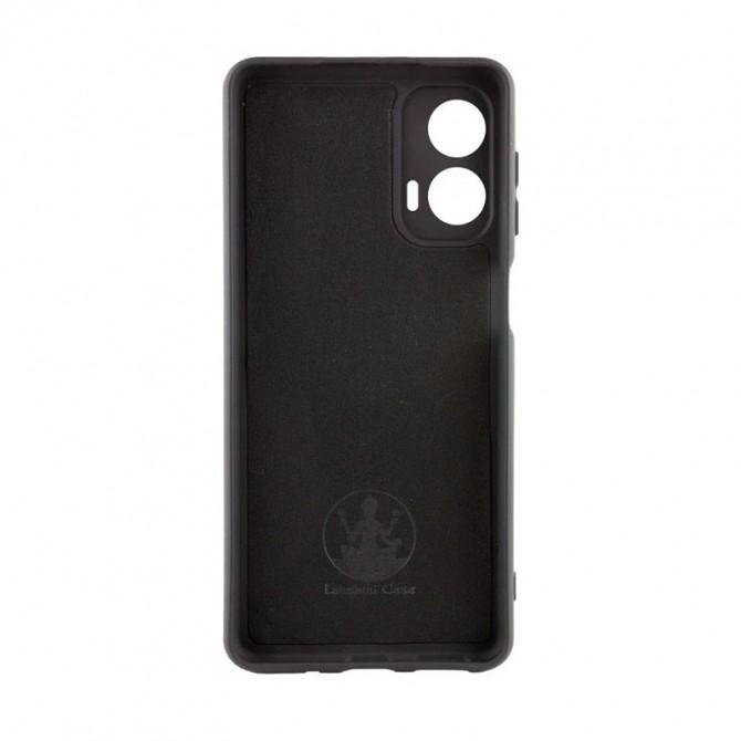 Чехол Silicone Case Motorola Moto G85 Черный FULL-1