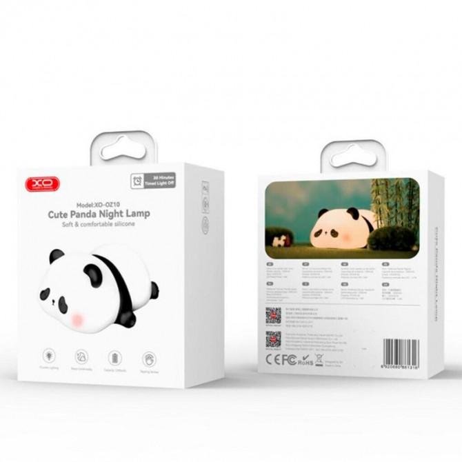 Лампа настольная XO OZ10 Panda Light 1200mAh Black/White-1