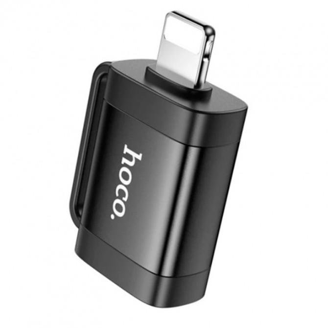 Перехідник Hoco UA31A Lightning male to USB OTG Black