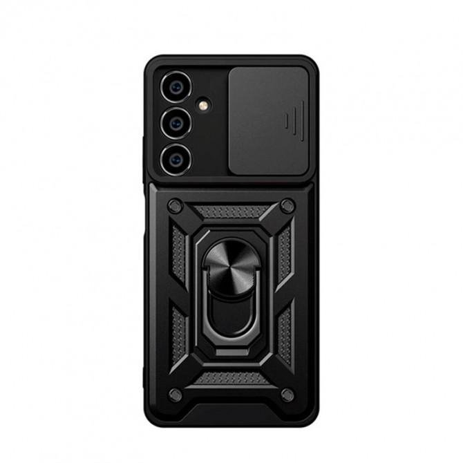 Чохол HONOR Hard Defence Series Samsung A135 Galaxy A13 Black (with Camshield and magnet)