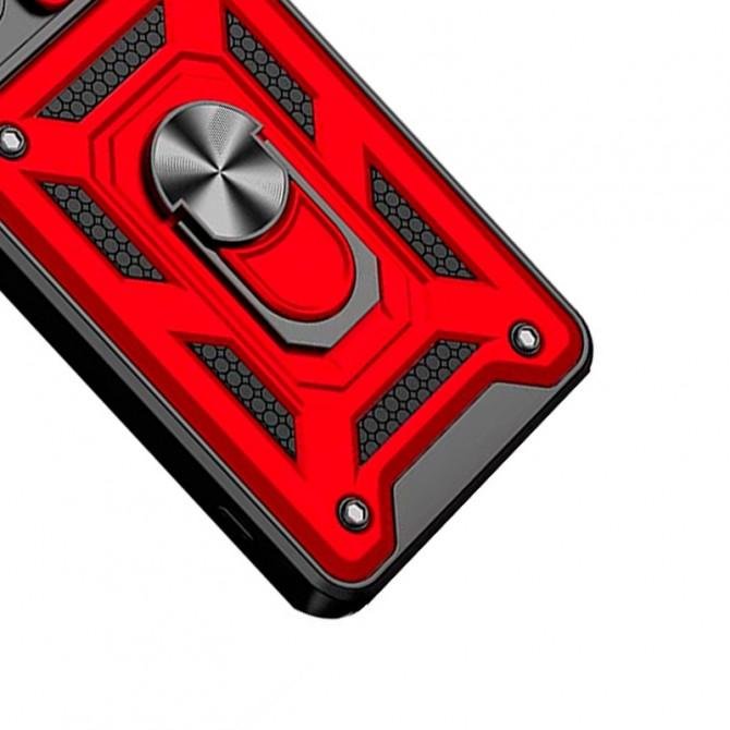 Чохол HONOR Hard Defence Series Samsung A135 Galaxy A13 Red (with Camshield and magnet)-2