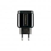 Мережевий зарядний пристрій Gelius Avangard GP-HC06 2USB 2.4A 12W + Cable MicroUSB Black