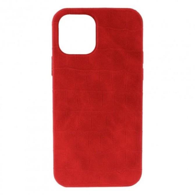 Чохол Leather Croc Case для Apple Iphone 11 Pro Max Red-1