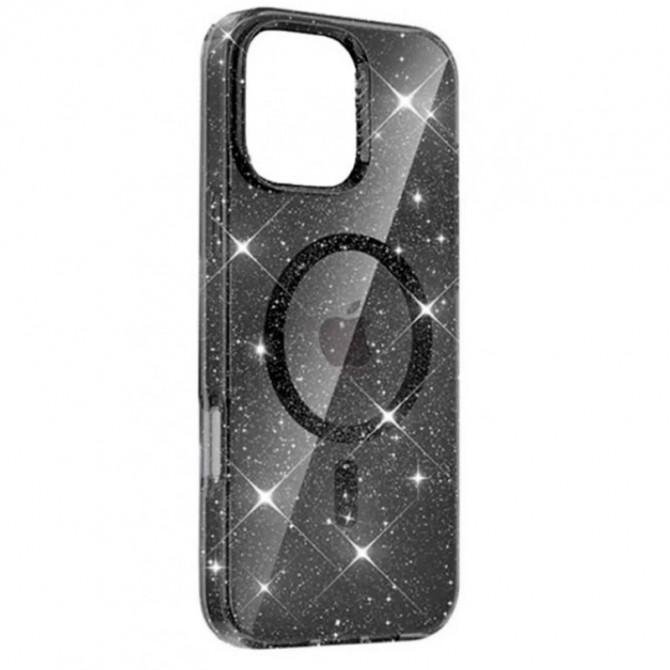 Чехол TPU Eclipse Sparkle (MagFit) для Apple iPhone 11 (6.1") Черный