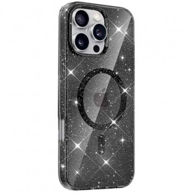 Чехол TPU Eclipse Sparkle (MagFit) для Apple iPhone 11 (6.1") Черный-2